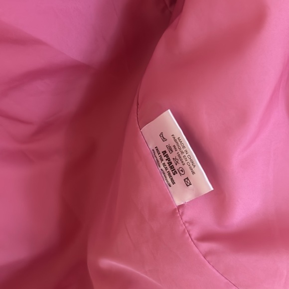 Apparis Faux Fur Pink Coat size M - Picture 4 of 6